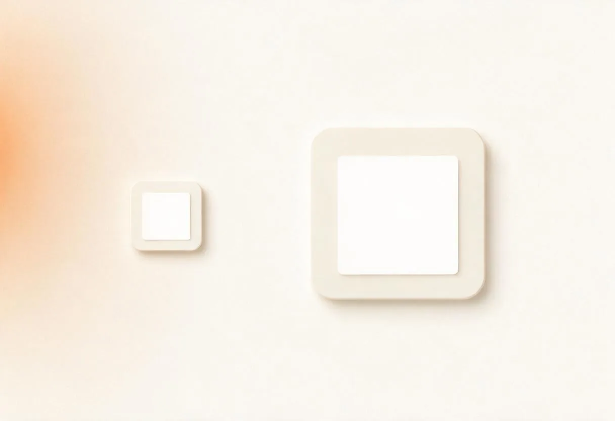 Small versus large product thumbnail comparison