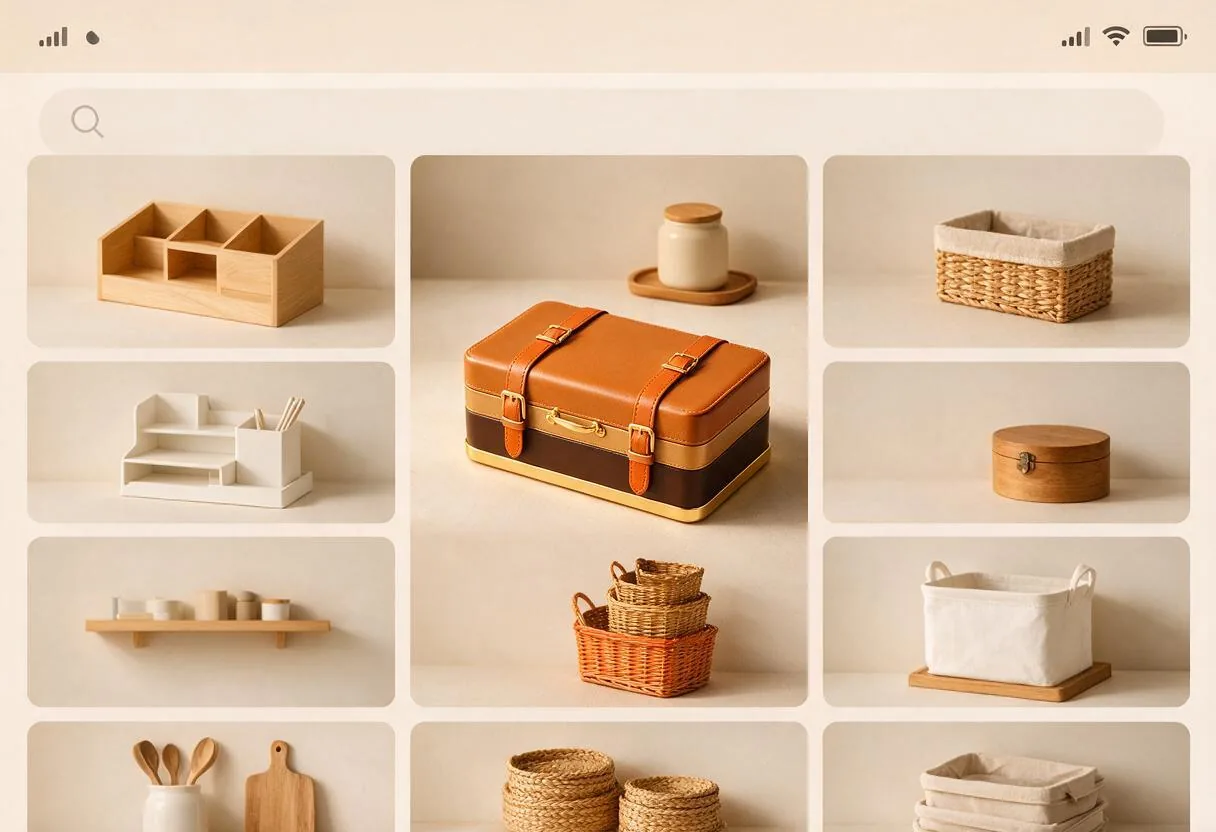 One product thumbnail standing out among competitors